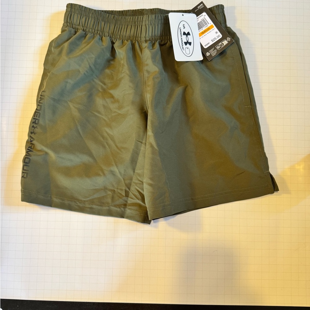 Under Armour Kids Olive Green Shorts